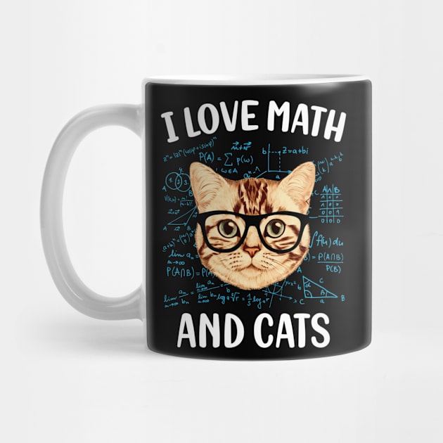 I Love Math And Cats by cruztdk5